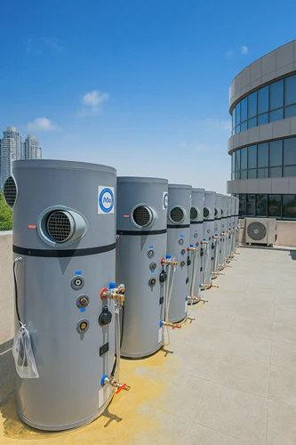 מערך משאבות חום משולבות דוד ווטק תדיראן לבית מלון